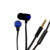TechMate DT-5007-BL/BK EarPhone with Mic – Black/Blue