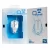 E-BLUE  EMS128BL Cobra-S Compact Optical Gaming USB Mouse – 1600 DPI, White/Blue